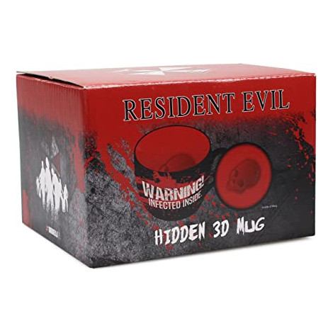 Caneca Resident Evil Hidden Skull 3D