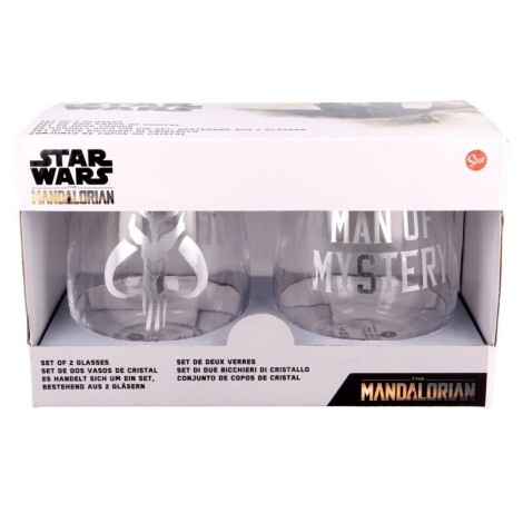 Set 2 Vasos de Cristal The Mandalorian