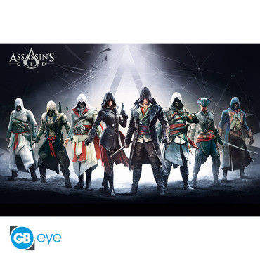 Personagens do cartaz de Assassin's Creed