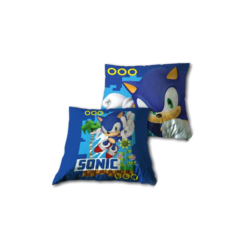 Cojin azul de Sonic