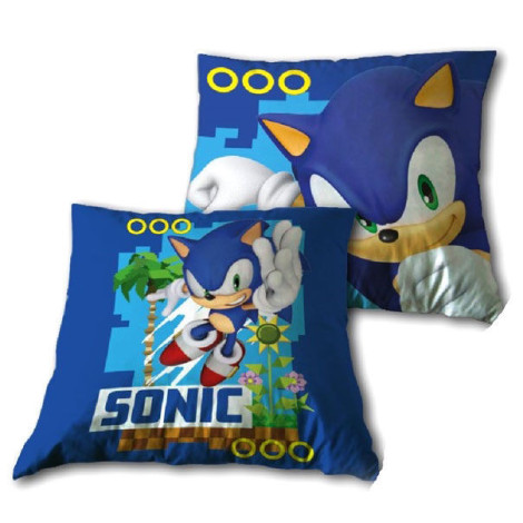 Cojin azul de Sonic