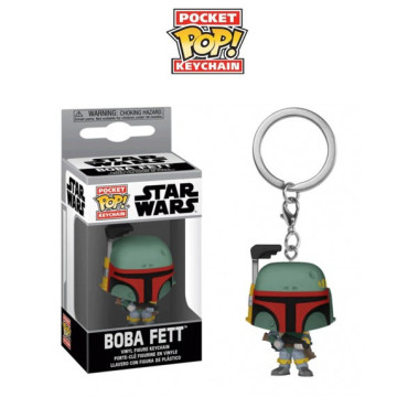 Star Wars Llaveros Pocket POP! Vinyl Boba Fett 4 cm Expositor (12)