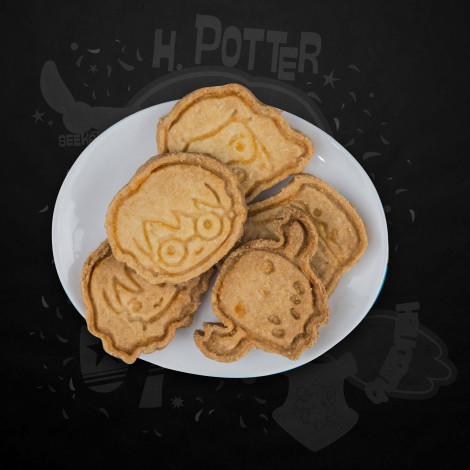 Conjunto de Carimbos Harry Potter Kawaii para Biscoitos