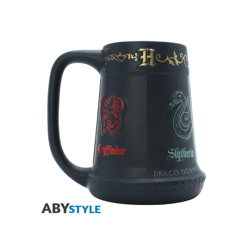 Caneca das casas de Hogwarts de Harry Potter