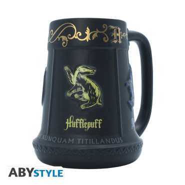 Caneca das casas de Hogwarts de Harry Potter