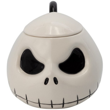 Caneca 3D Jack Nightmare Before Christmas com tampa