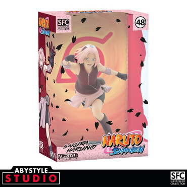 Figura de Naruto Shippuden Sakura 17 cm Super Coleção SFC