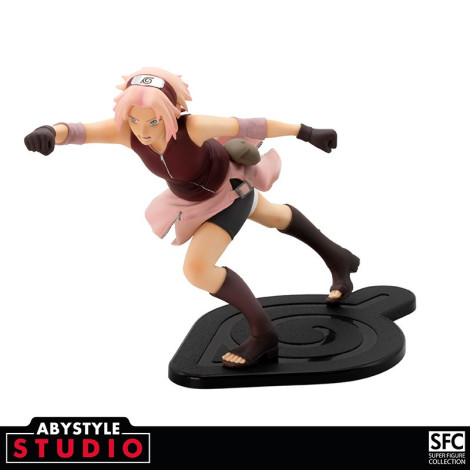 Figura de Naruto Shippuden Sakura 17 cm Super Coleção SFC