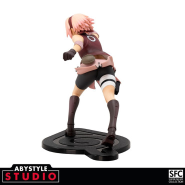 Figura de Naruto Shippuden Sakura 17 cm Super Coleção SFC