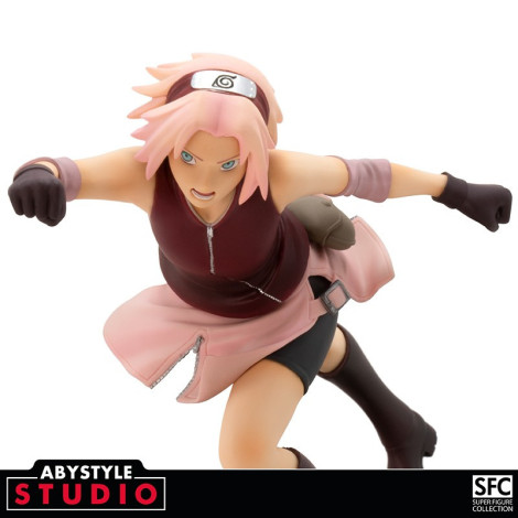 Figura de Naruto Shippuden Sakura 17 cm Super Coleção SFC