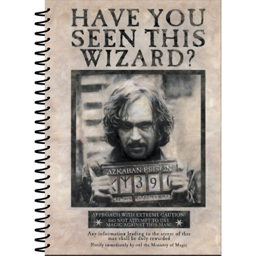 Caderno de notas Harry...