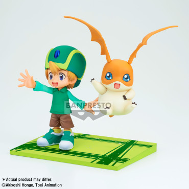 FIGURA DIGIMON TAKERU Y PATAMON ADVENTURE ARCHIVES