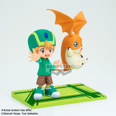 FIGURA DIGIMON TAKERU Y PATAMON ADVENTURE ARCHIVES