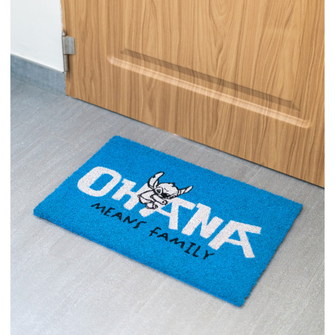 Lilo e Stitch Disney Ohana Blue Doormat