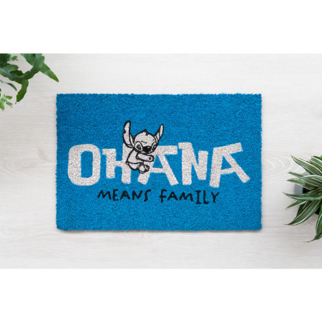 Lilo e Stitch Disney Ohana Blue Doormat