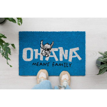 Lilo e Stitch Disney Ohana Blue Doormat