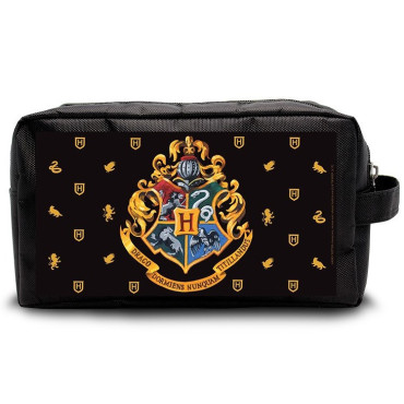 Estojo de toilette com ícones de Harry Potter Hogwarts