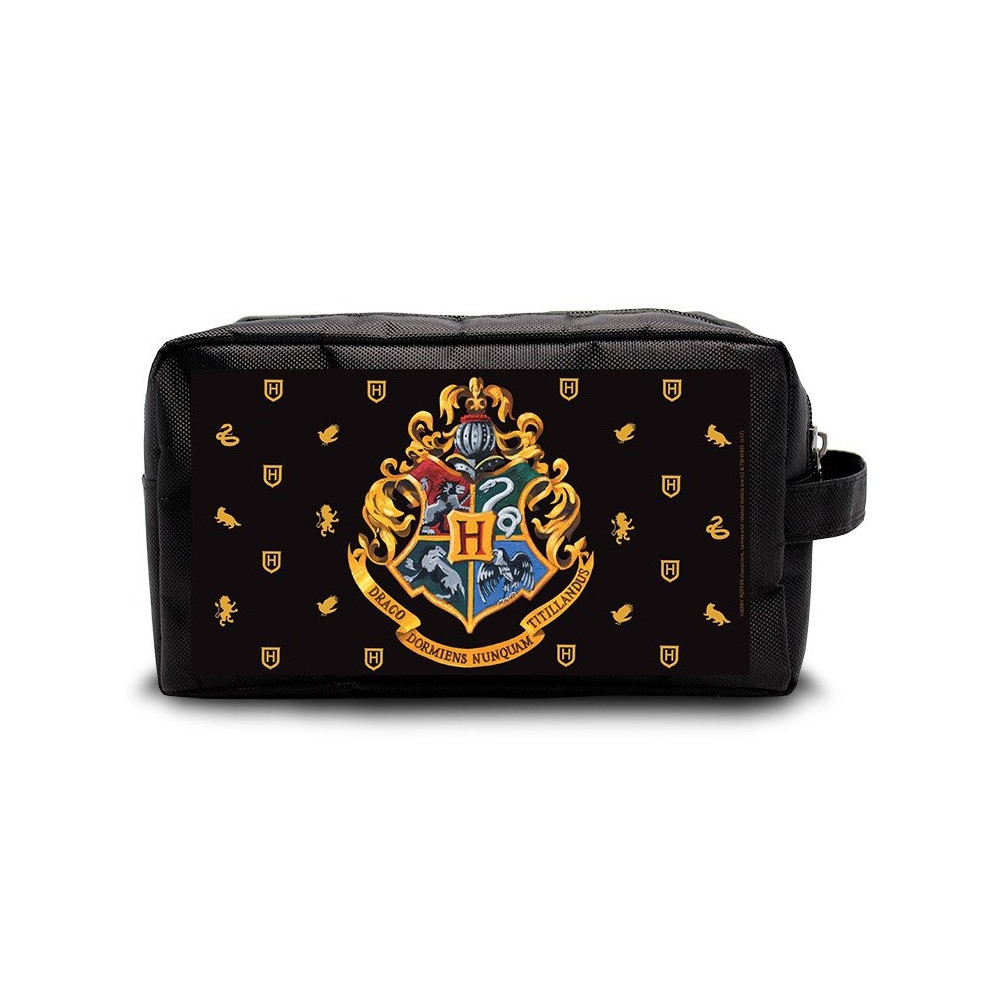 Estojo de toilette com ícones de Harry Potter Hogwarts