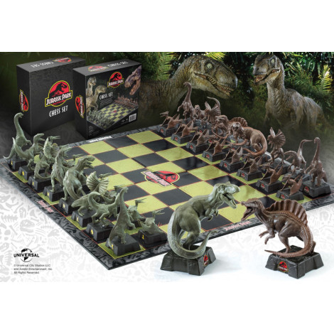 Xadrez Jurassic Park Deluxe O Noble Collection