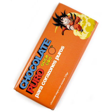 Chocolate com laranja Dragon Ball Goku