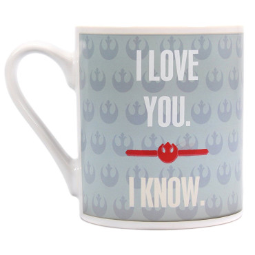 Solo e Leia Star Wars I Love You I Know Thermal Mug