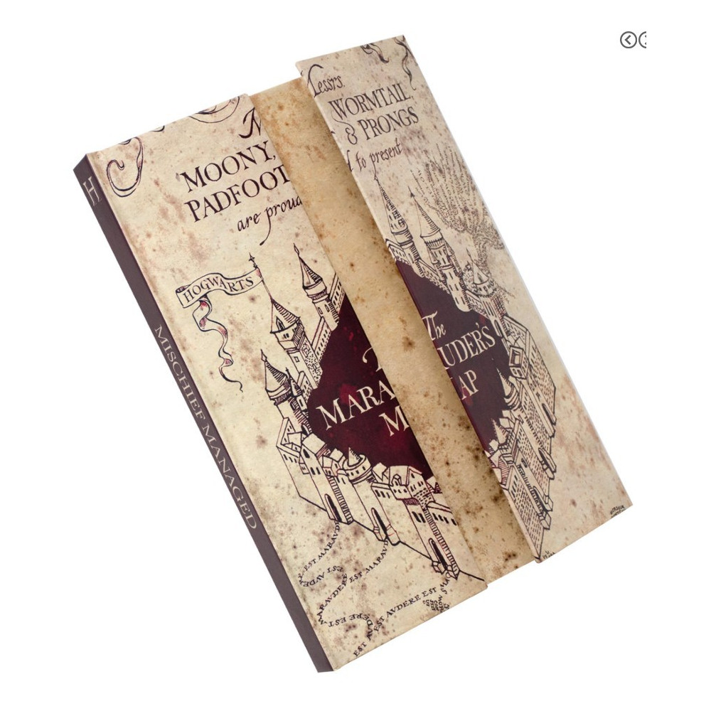 Mapa Harry Potter Marauder's Map Premium Notebook