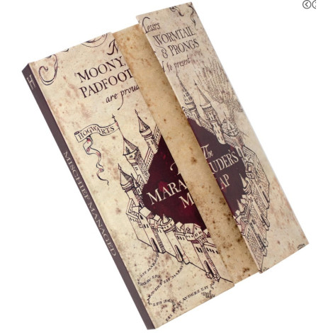 Mapa Harry Potter Marauder's Map Premium Notebook