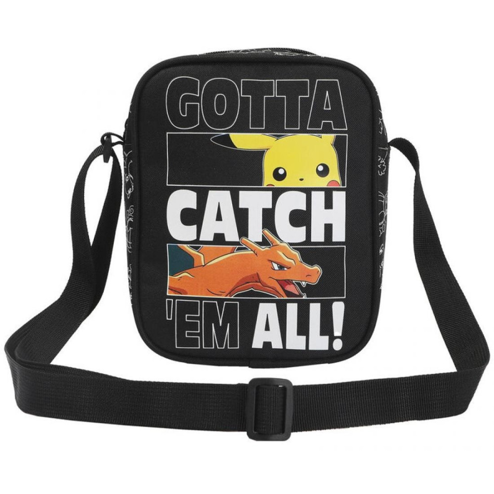 Mini Bolsa Tiracolo Pokémon Pikachu e Charizard