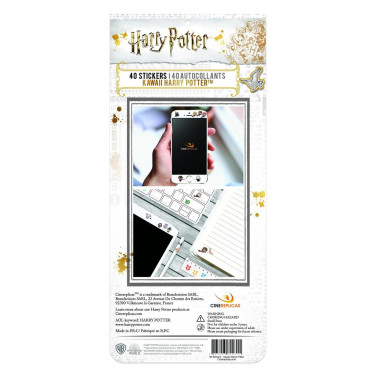 Conjunto 40 autocolantes Harry Potter Kawaii