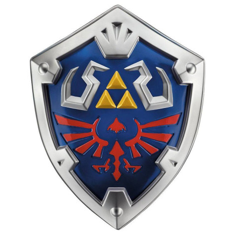 Fato de réplica do escudo de Hylian de Link Zelda