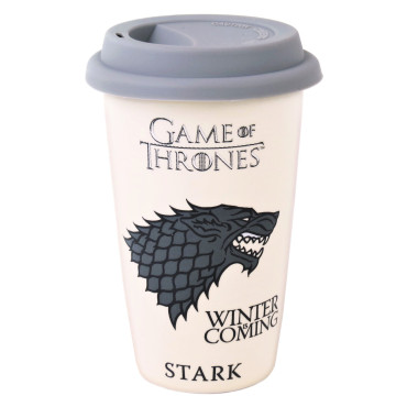 Jogo de Tronos Caneca de Viagem Stark