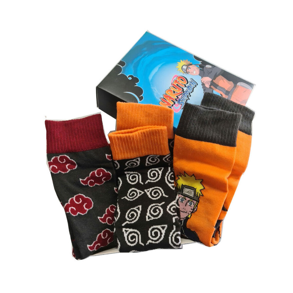 PACK-3 CALCETINES ADULTO NARUTO