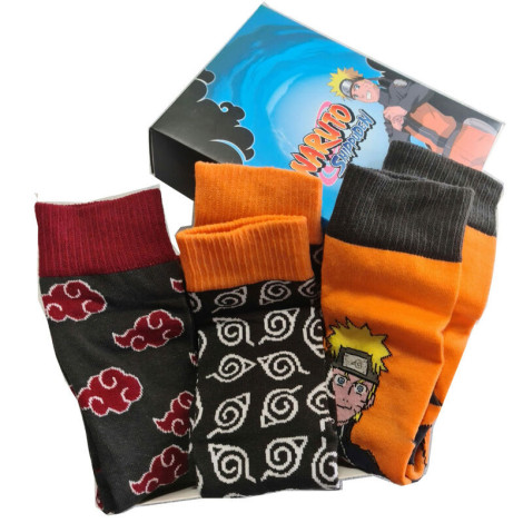 PACK-3 CALCETINES ADULTO NARUTO