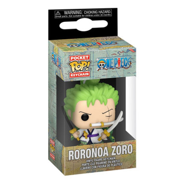 One Piece Llaveros Pocket POP! Vinyl Roronoa Zoro 4 cm Expositor (12)