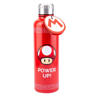 Garrafa de metal Super Mario Power Up 600 ml