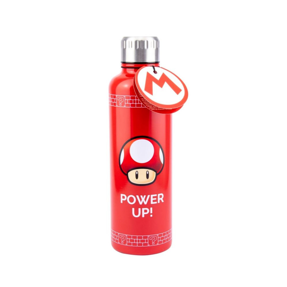 Garrafa de metal Super Mario Power Up 600 ml