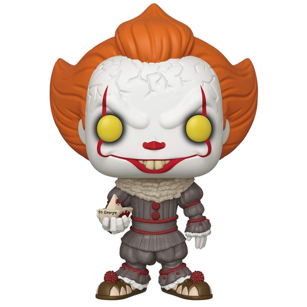 Funko Pop Gigante! É Pennywise com Barco 25 cm