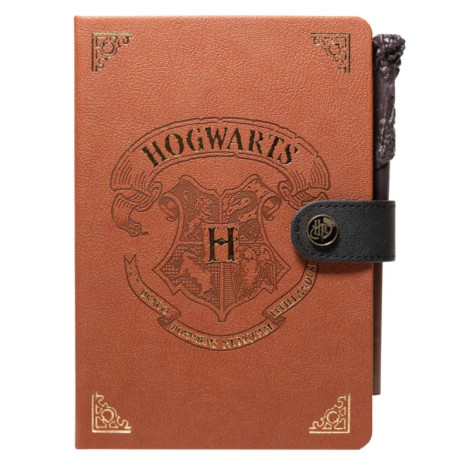 CUADERNO A5 CON BOLIGRAFO VARITA HARRY POTTER