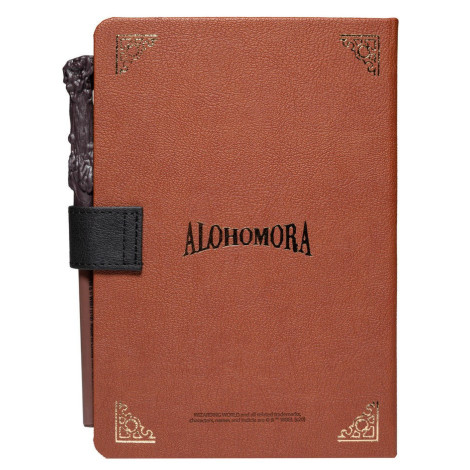 CUADERNO A5 CON BOLIGRAFO VARITA HARRY POTTER