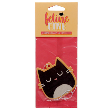 Refrigerador de Ar Feline Fine Cat Car Car Freshener