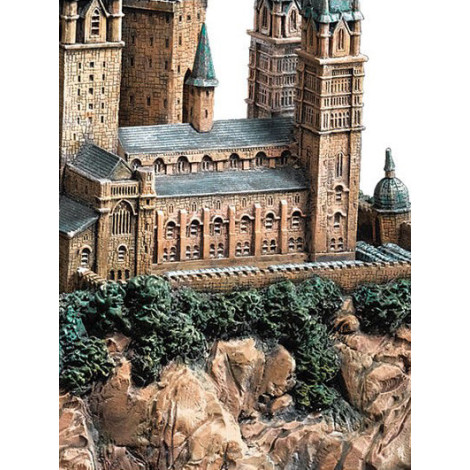 Figura de diorama de Hogwarts de Harry Potter