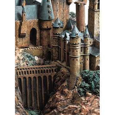 Figura de diorama de Hogwarts de Harry Potter