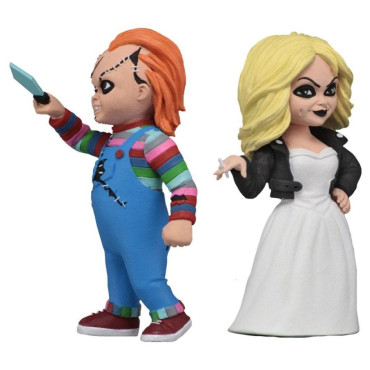 Pacote de 2 Figurinhas de 15 cm de Noiva de Chucky Neca Toony Terrors