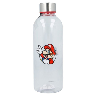 Garrafa com o Logo Super Mario