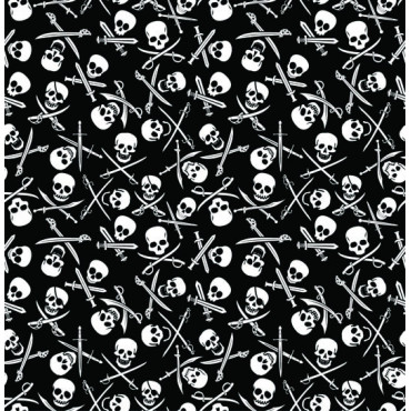 Cachecol Foulard Classic Pirate Doodle