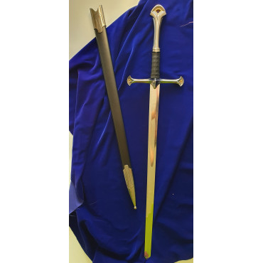 Espada Aragorn Anduril 105 cm com Suporte O Senhor dos Anéis