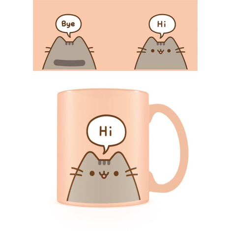 Caneca Pusheen Hi Bye