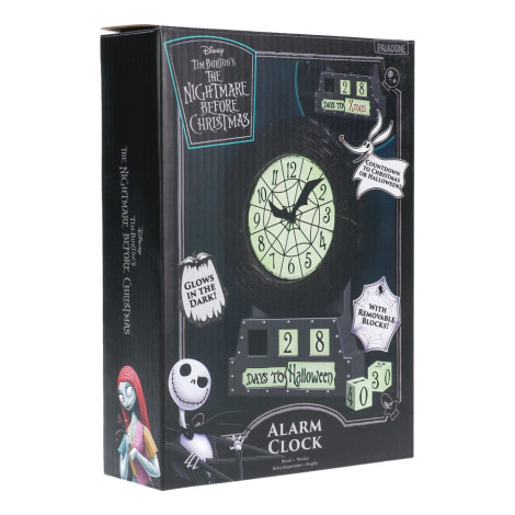 Nightmare Before Christmas despertador con luz Countdown