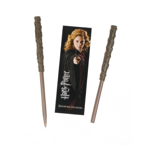 Conjunto de caneta e marcador de livros Hermione