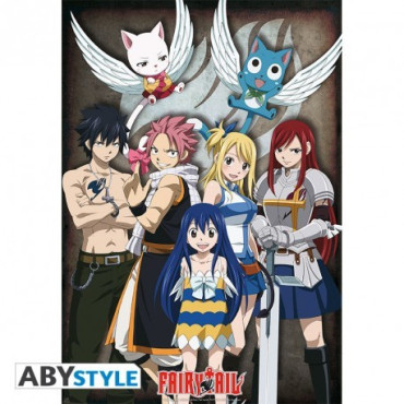 Personagens do cartaz de Fairy Tail